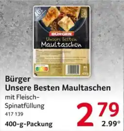 Selgros Bürger Unsere Besten Maultaschen Angebot
