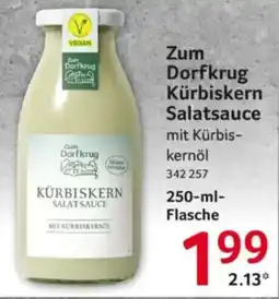 Selgros Zum Dorfkrug Kürbiskern Salatsauce Angebot