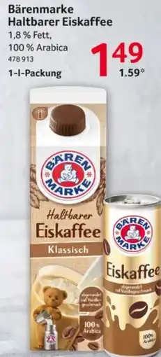 Selgros Bärenmarke Haltbarer Eiskaffee Angebot