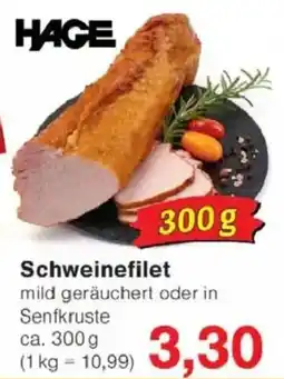 Jawoll HAGE Schweinefilet Angebot
