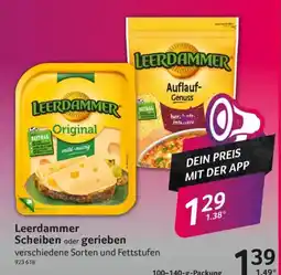 Selgros Leerdammer Scheiben oder gerieben Angebot