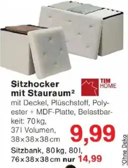 Jawoll Sitzhocker mit Stauraum² TIM HOME Angebot