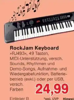 Jawoll RockJam Keyboard Angebot