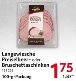 Selgros Langewiesche Preiselbeer- oder Bruschettaschinken Angebot