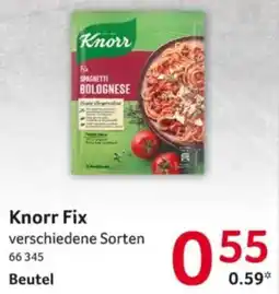 Selgros Knorr Fix Angebot