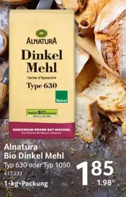 Selgros Alnatura Bio Dinkel Mehl Angebot