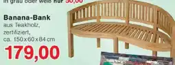 Jawoll Banana-Bank aus Teakholz Angebot
