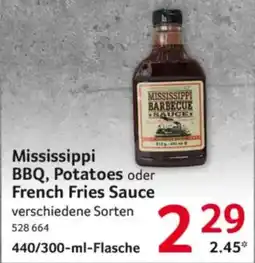 Selgros Mississippi BBQ Sauce Angebot