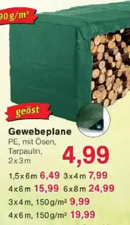 Jawoll Gewebeplane PE, mit Ösen, Tarpaulin Angebot
