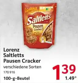 Selgros Lorenz Saltletts Pausen Cracker Angebot