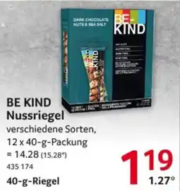 Selgros BE KIND Nussriegel Angebot