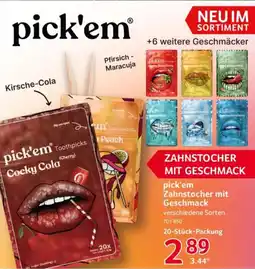 Selgros pick'em Zahnstocher mit Geschmack Angebot