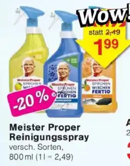 Jawoll Meister Proper Reinigungsspray Angebot