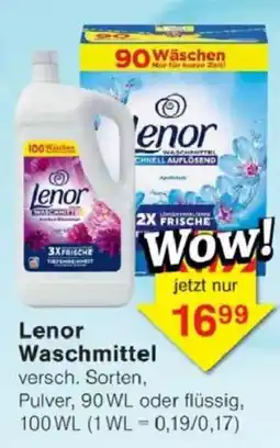 Jawoll Lenor Waschmittel Angebot
