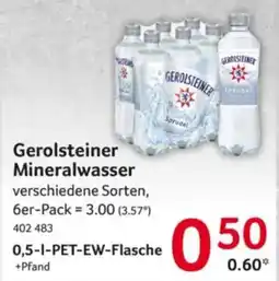 Selgros Gerolsteiner Mineralwasser Angebot