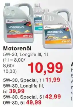 Jawoll Motorenöl Angebot