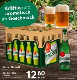 Selgros Pilsner Urquell Angebot