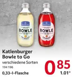 Selgros Katlenburger Bowle to Go Angebot