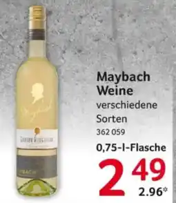 Selgros Maybach Weine Angebot