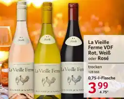 Selgros La Vieille Ferme VDF Rot, Weiß oder Rosé Angebot