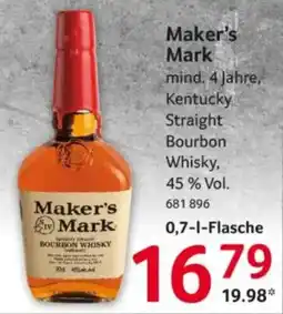 Selgros Maker's Mark Kentucky Straight Bourbon Whisky Angebot
