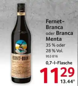 Selgros Fernet-Branca Angebot