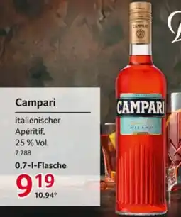 Selgros Campari italienischer Apéritif Angebot