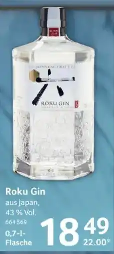 Selgros Roku Gin Angebot