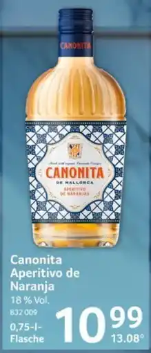 Selgros Canonita Aperitivo de Naranja Angebot