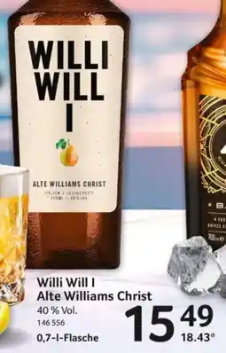 Selgros Willi Will! Alte Williams Christ Angebot