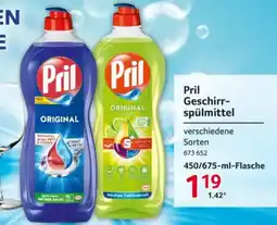 Selgros Pril Geschirrspülmittel Angebot