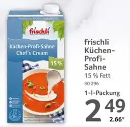 Selgros frischli Küchen-Profi-Sahne Angebot