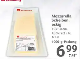 Selgros economy Mozzarella Scheiben, eckig Angebot