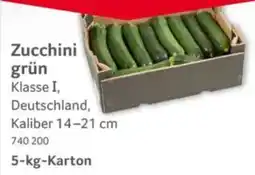 Selgros Zucchini grün Angebot