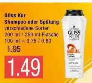 Marktkauf Gliss Kur Shampoo Oder Spülung Angebot