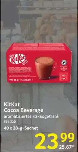 Selgros KitKat Cocoa Beverage Angebot