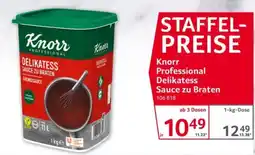 Selgros Knorr Professional Delikatess Sauce zu Braten Angebot