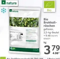 Selgros natura Bio Brokkoli-röschen Angebot
