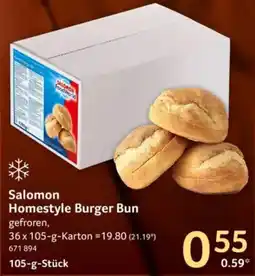 Selgros Salomon Homestyle Burger Bun Angebot