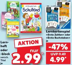 Kaufland Lernheft oder -block Angebot