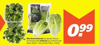 Marktkauf Mini Romanaherzen Oder Feldsalat Angebot