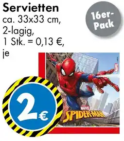 TEDi Servietten Angebot