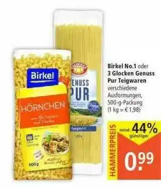 Marktkauf Birkel No.1 Oder 3 Glocken Genuss Pur Teigwaren Angebot