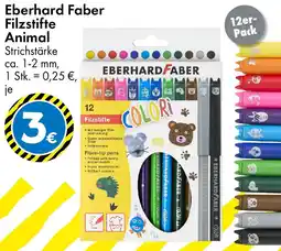 TEDi Eberhard Faber Filzstifte Animal Angebot