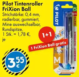 TEDi Pilot Tintenroller Frixion Ball Angebot