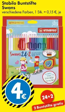 TEDi Stabilo Buntstifte Swans Angebot