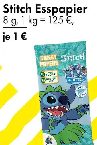 TEDi Stitch Esspapier Angebot