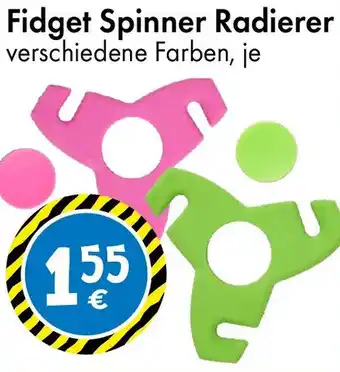 TEDi Fidget Spinner Radierer Angebot