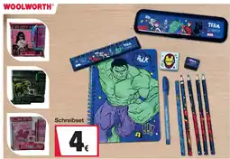 Woolworth Schreibset Angebot