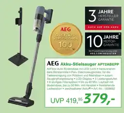 EP Aeg akku-stielsauger ap72abepp Angebot